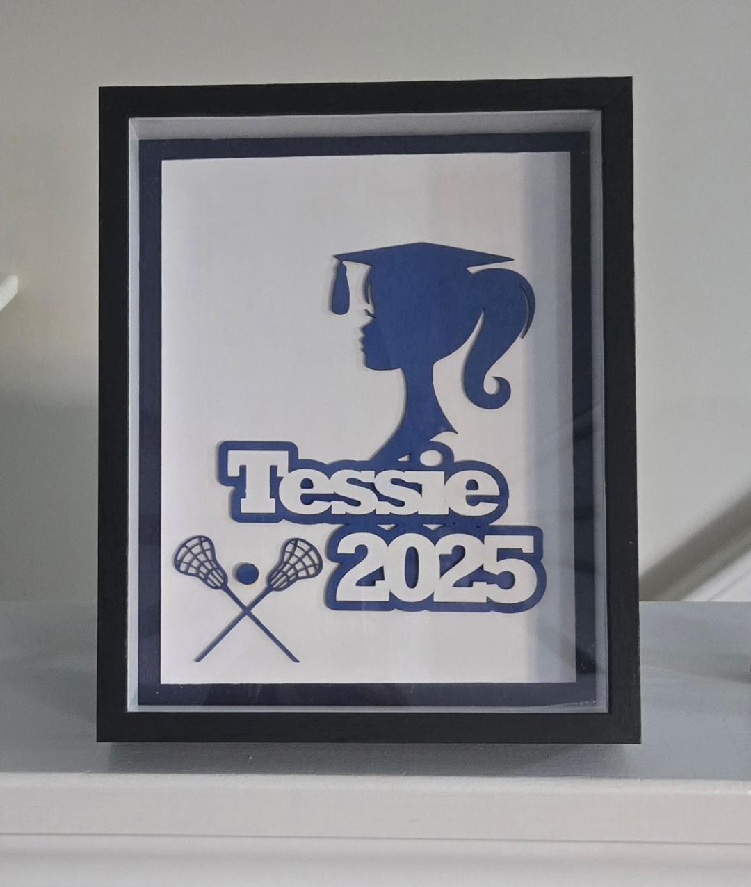 Personalized Graduation Shadow Box
