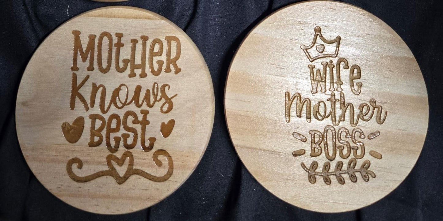 Wood Coasters