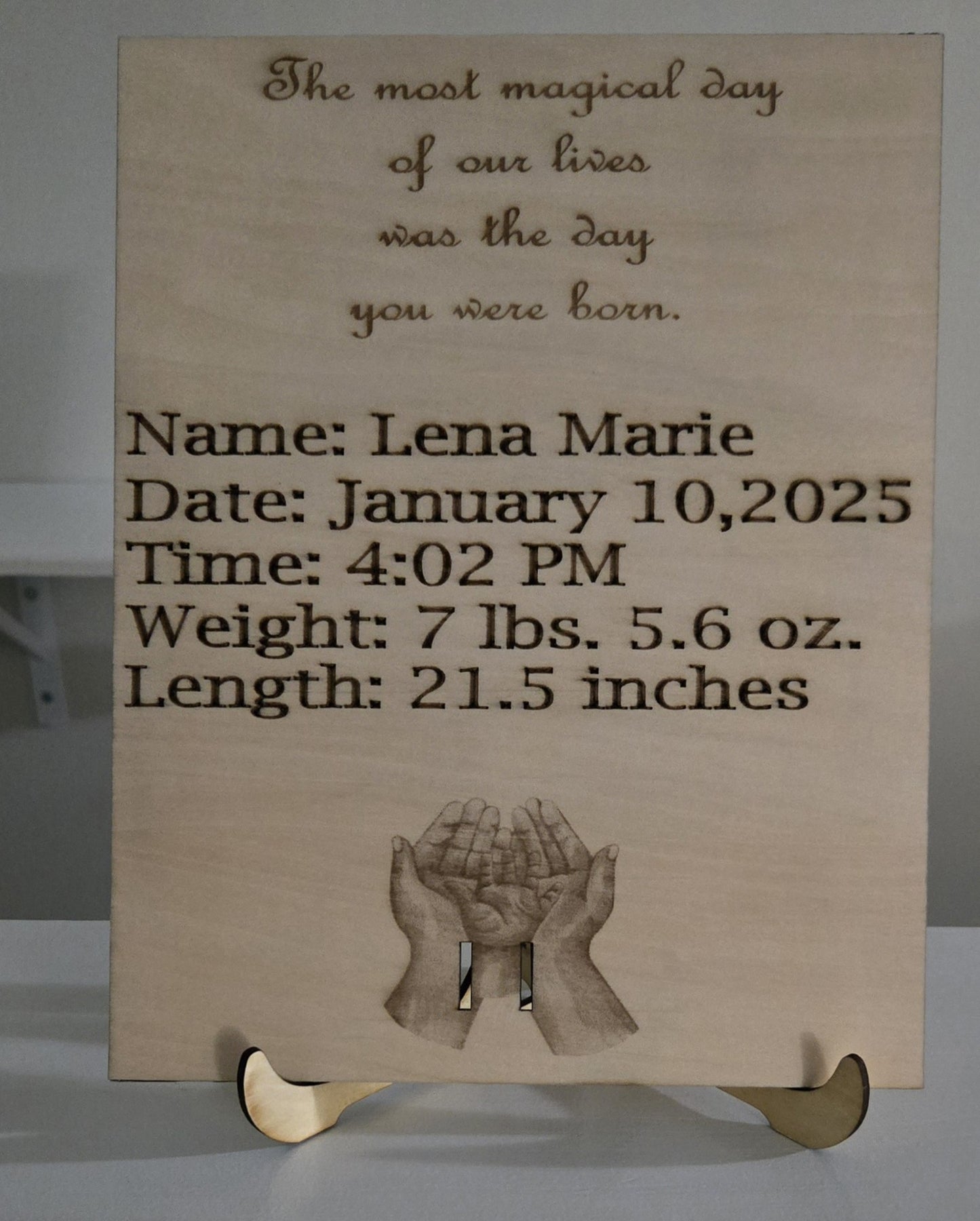Birth Announcement - Rectangle