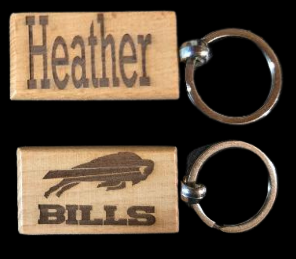 Customized Wood Keychain