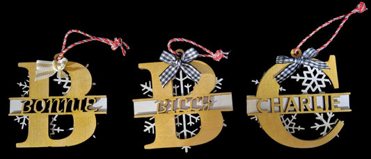 Personalized Letter Ornament