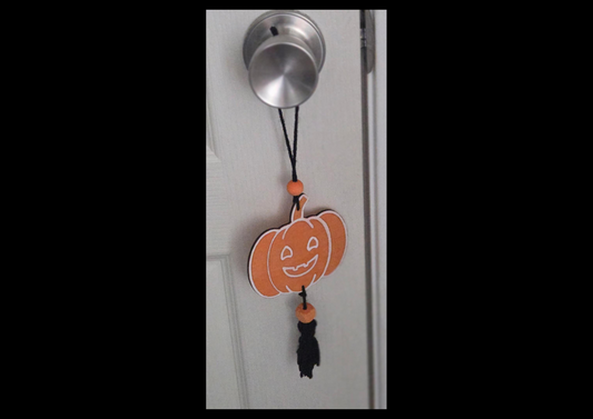 Pumpkin Door Hanger